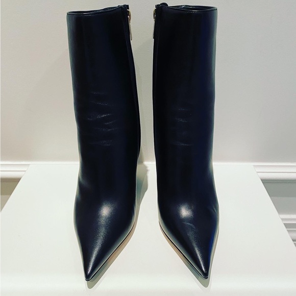 Brand new JIMMY CHOO Blake Pointed Toe Wedge Booties - Picture 5 of 10